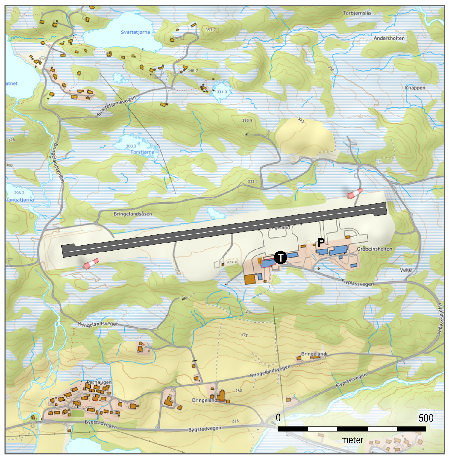 Førde lufthamn, Bringeland