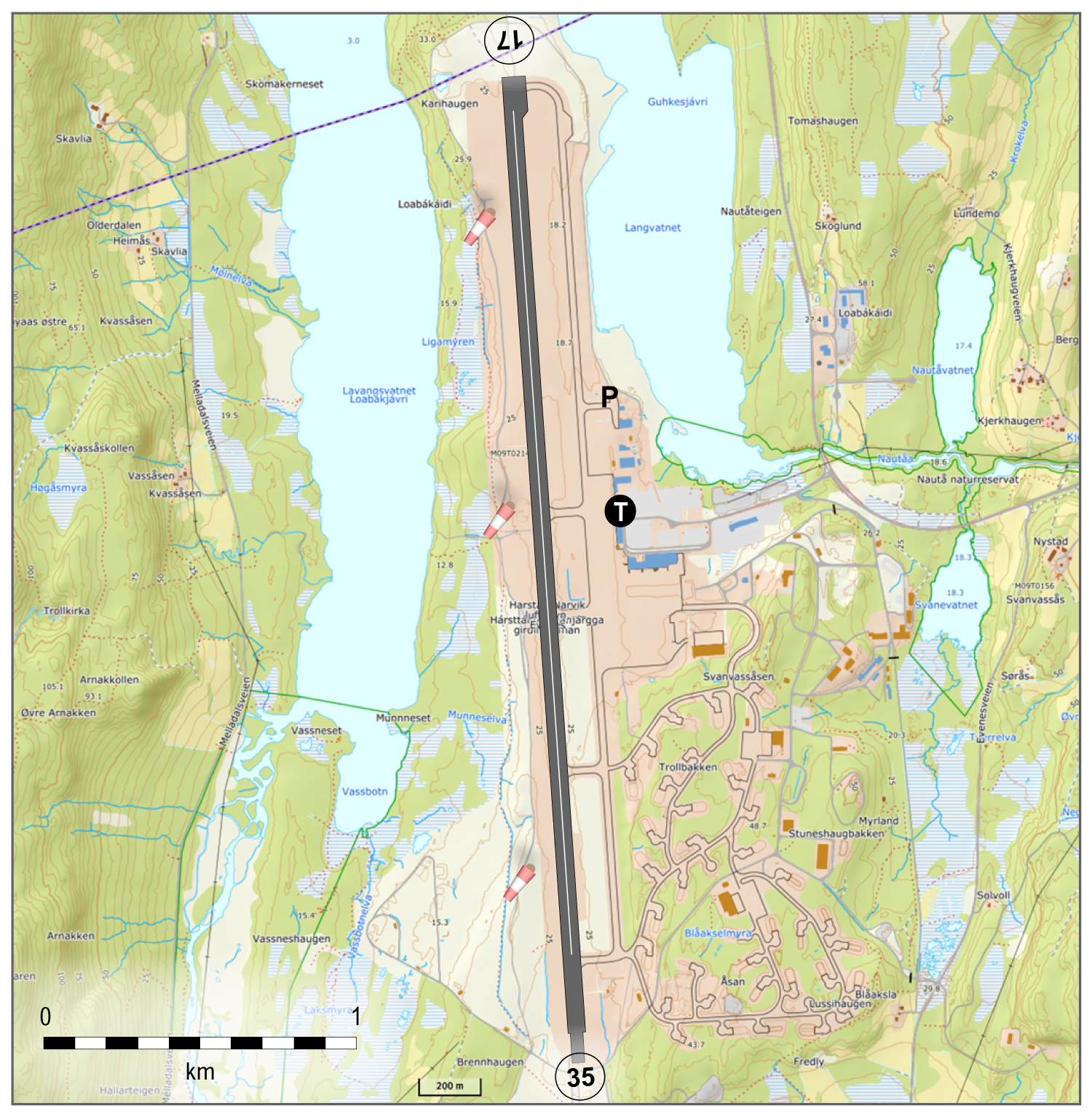 Harstad / Narvik lufthavn, Evenes