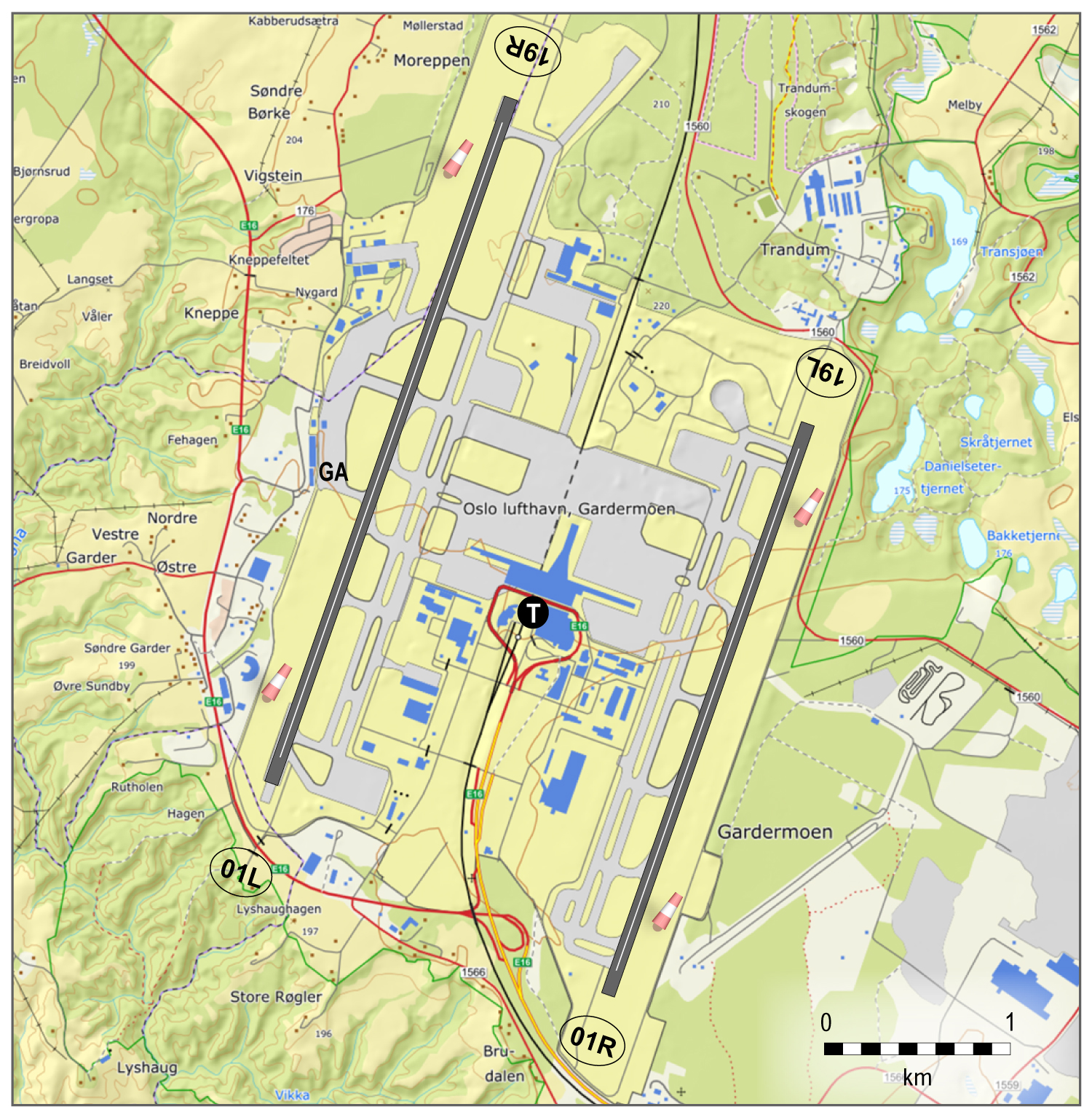 Oslo lufthavn, Gardermoen